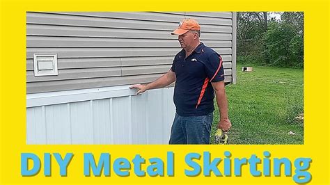 galvanized metal skirting panels for houses|metal mobile home underpinning skirting.